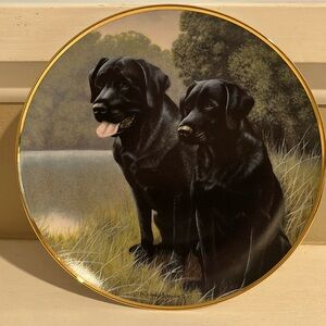 Franklin Mint Collectible Plate Sporting Companions